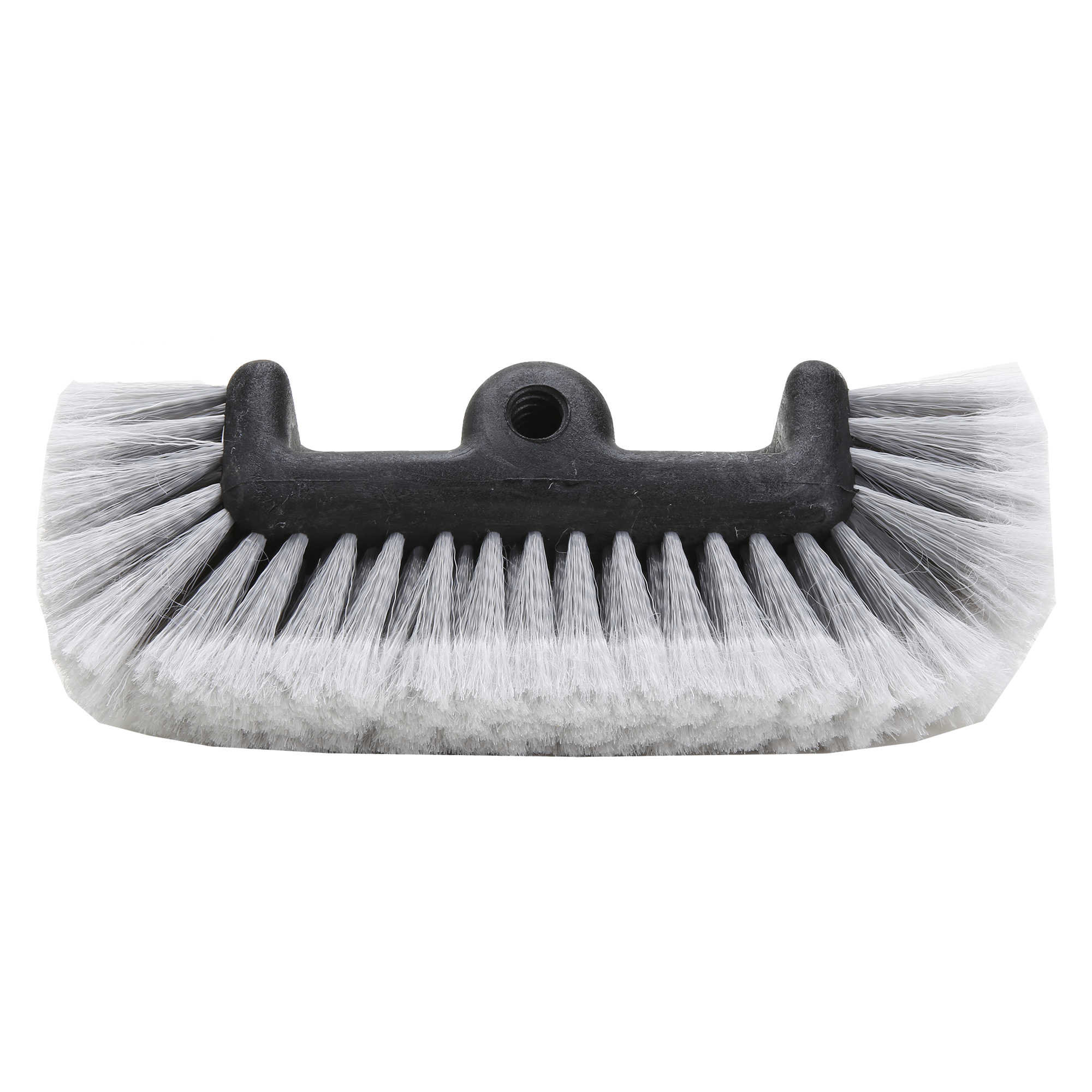 All Around Bristles Flow-Thru Truck Brush Head, 11 in Grey