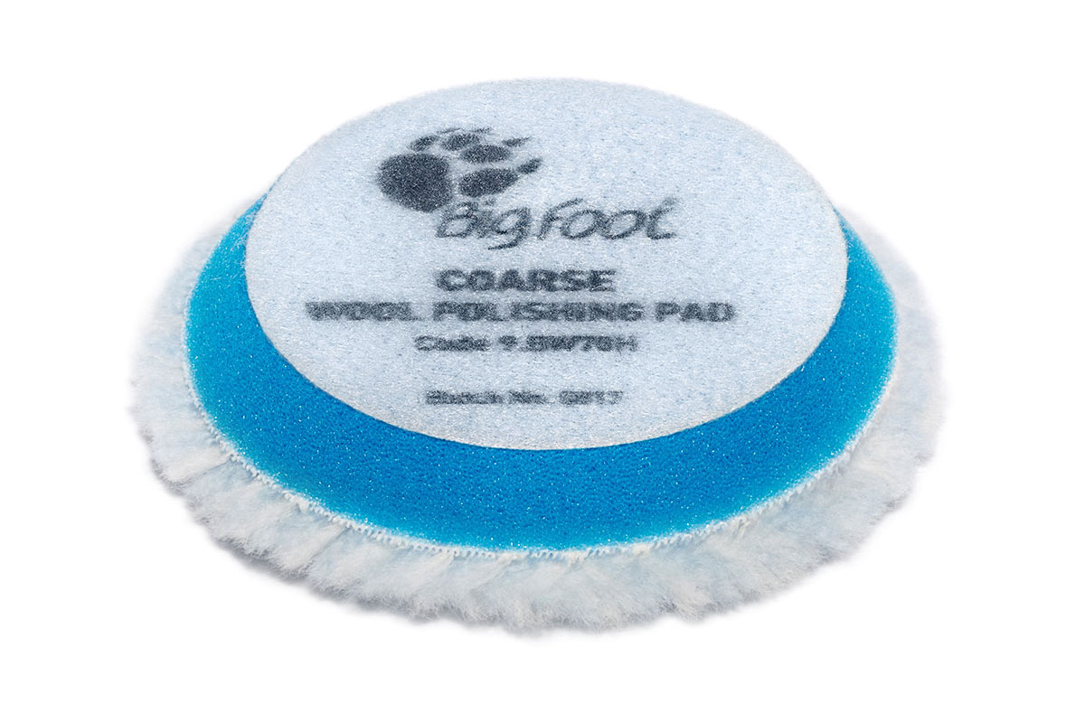 D-A Coarse Blue Wool Cutting Pad (2 inch, 4-pack)