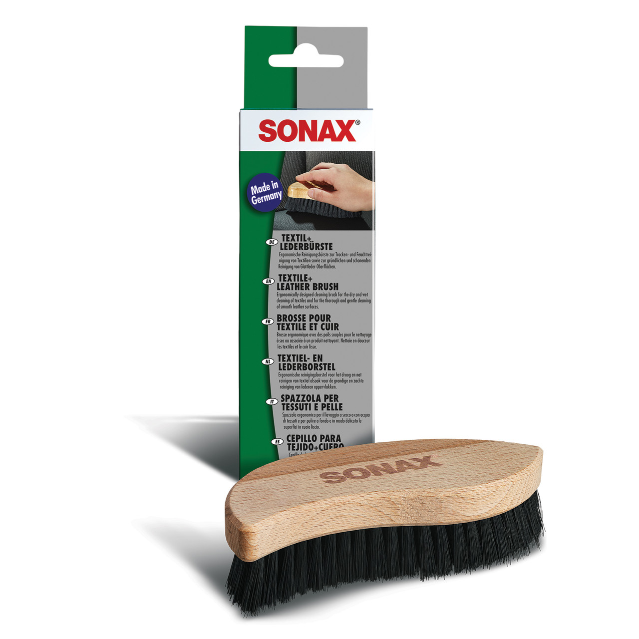 Textile + Leather Brush